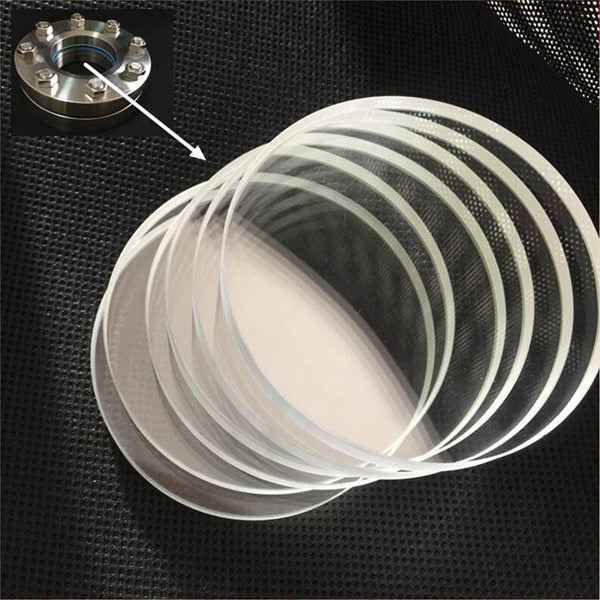 Tempered/polished/ground round borosilicate glass DIN7080 -https://www.sightglasstube.com