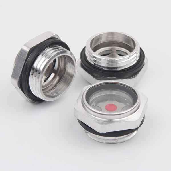 Oil Level Gauge Compressor Sight Glass G1/2 inch Threaded Size Clear Male Oil Liquid Fitting -https://www.sightglasstube.com