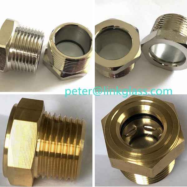 brass oil sight glass
