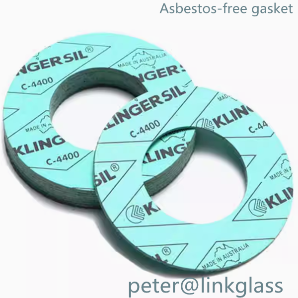 Asbestos-free gasket for flange sight glass