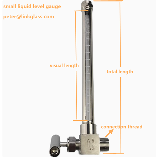 L small liquid level gauge level indicator - SightGlassTube