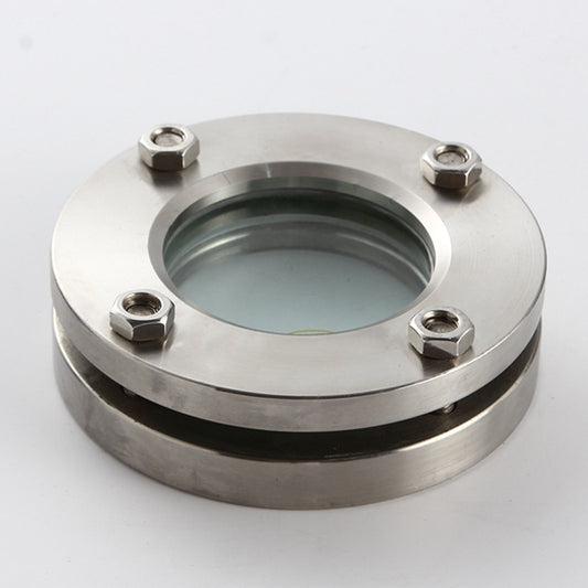 Low pressure flange sight glass used in tank